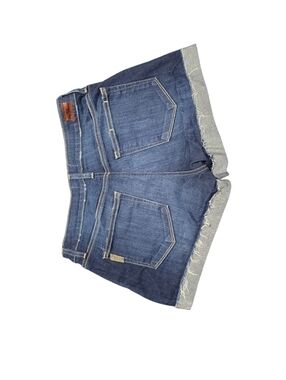 Paige Jimmy Jimmy Short Dark Blue Denim Cutoff Jeam Shorts Size 27